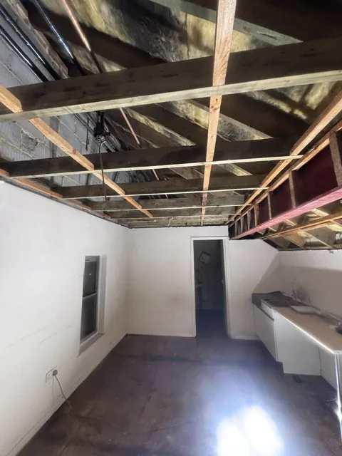 Controlled artex plasterboard strip-out in Kensington