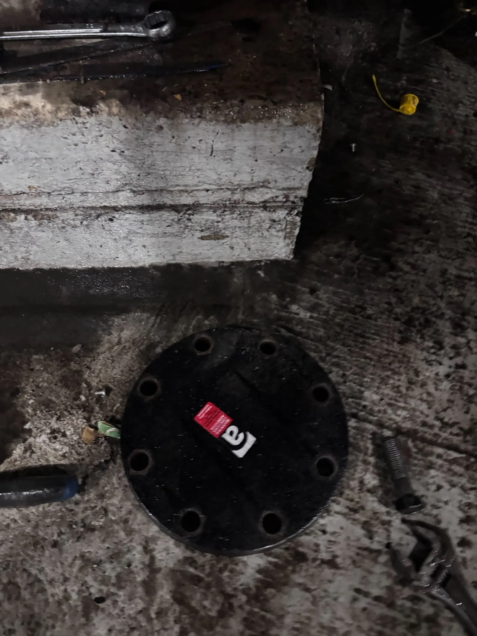 Artex scraping from a concrete ceiling during Kensington refurbishment